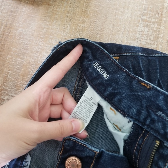 Dark Wash AE Jegging - Picture 3 of 5